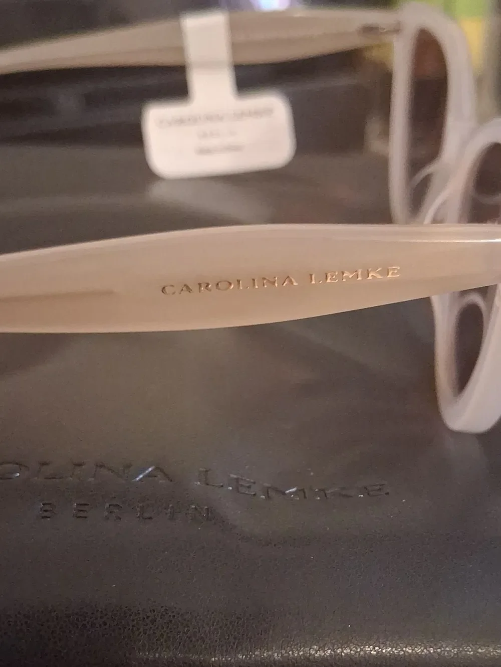 Carolina Lemke Berlin Milky Sand Sunglasses New With Original Packaging